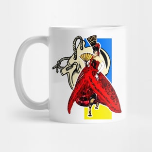 Spanish dancer with castanet Mug